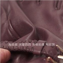 TE*D BAKE*R женские кожаные перчатки в красивом вишневом цвете, экспорт.