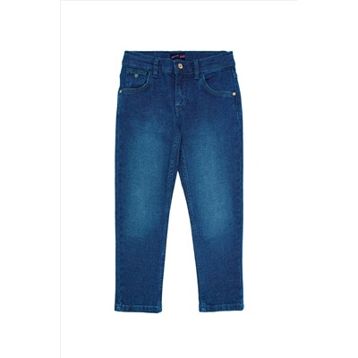 Erkek Çocuk Mavi Jean Pantolon