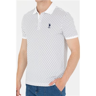 Erkek Beyaz Polo Yaka Tişört