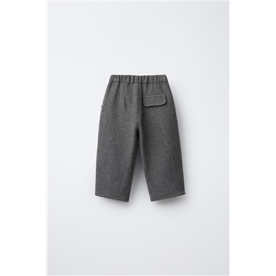 TEXTURED BALLOON TROUSERS