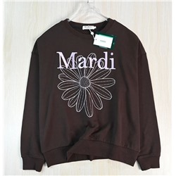 Женская хлопковая толстовка с плотной вышивкой Mard*i