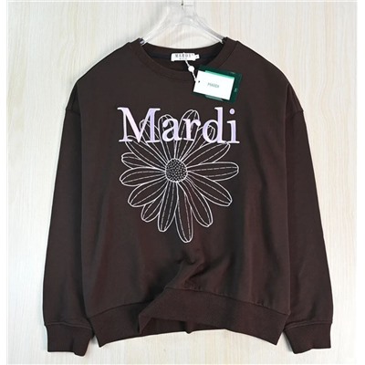 Женская хлопковая толстовка с плотной вышивкой Mard*i