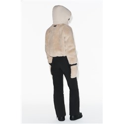 SHORT FAUX FUR HOODED COAT RECCO® TECHNOLOGY SKI COLLECTION, CHARACTERISTICS