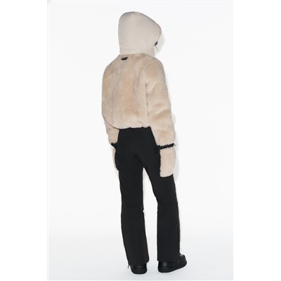 SHORT FAUX FUR HOODED COAT RECCO® TECHNOLOGY SKI COLLECTION, CHARACTERISTICS