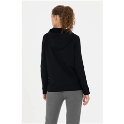 Kadın Siyah Kapüşonlu Sweatshirt