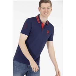 Erkek Lacivert Basic Polo Yaka Tişört