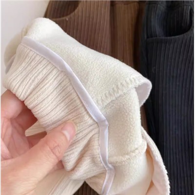 Бархатные брюки клеш для девочек