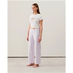 Pantalón de punto calado