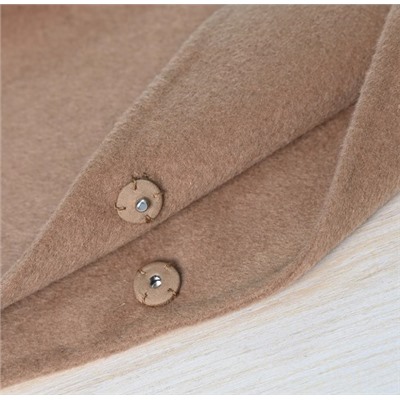 Шерстяное пальто в стиле шарфа с нишевым дизайном КО*С