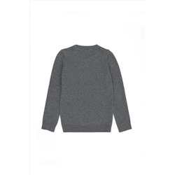 Erkek Çocuk Gri Melanj Kazak