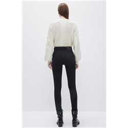 Vaquero slim push-up Negro