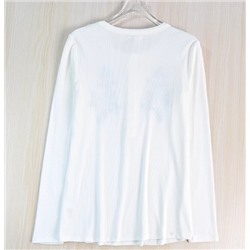 Пуловер с круглым вырезом