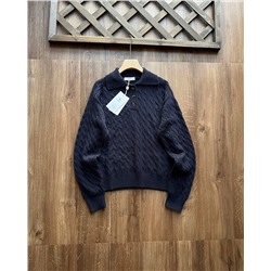 Женский трикотажный свитер с отложным воротником  Hacket*t Londo*n