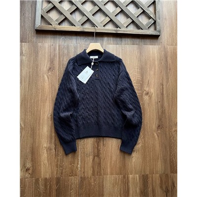 Женский трикотажный свитер с отложным воротником  Hacket*t Londo*n