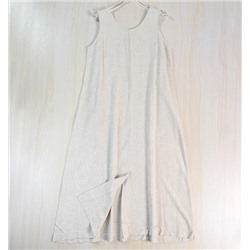 Женское платье из хлопка и льна