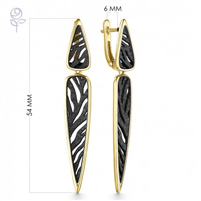 Серьги серебро 52941YB