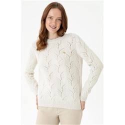 Kadın Taş Bisiklet Yaka Kazak