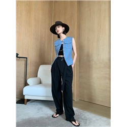 Женские шлепки через палец на плоской подошве  ЗЕ РО*У