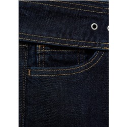 Jeans rectos tiro bajo cinturón