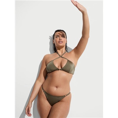 Archives Sexy Cut-Out Crossover Halter Bikini Top
