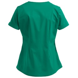 UA Butter-Soft STRETCH Scrubs Scallop Neck with Triple Stitch Top