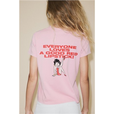 WASHED-EFFECT BETTY BOOP® T-SHIRT