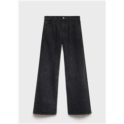 Jeans efecto serpiente