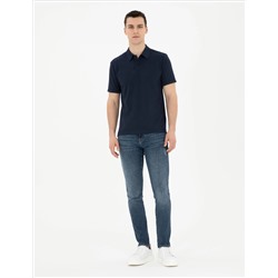 Lacivert Slim Fit Tişört