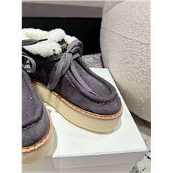 Зимние трендовые женские ботинки Prad*a 👔  Реплика 1:1