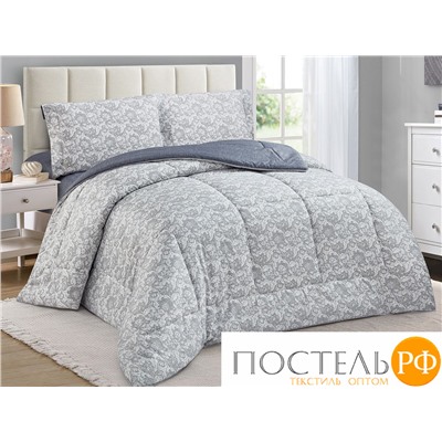 КПБ CLEO сатин "Notte Bianca" с одеялом евро 200*220*1 230*250*1 50*70*2(±2) 32/008-NBO