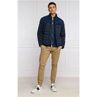 Мужская теплая водонепроницаемая куртка из комбинированных материалов  ГЕС*С