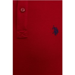 Erkek Bordo Basic Polo Yaka Tişört