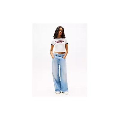 Tommy Jeans Script Logo Ringer T-Shirt