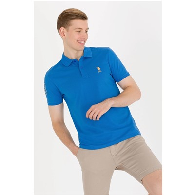 Erkek Saks Basic Polo Yaka Tişört