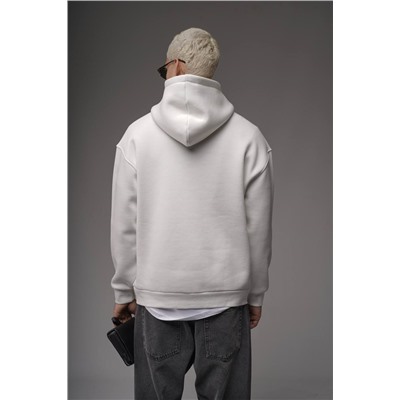 Худи с надписью белый