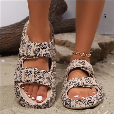 Женские пляжные шлепки