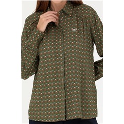 Kadın Yeşil Uzun Kollu Gömlek