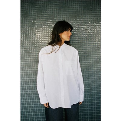 POPLIN SHIRT WITH POCKET