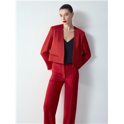 Брюки прямого кроя, D419/platla