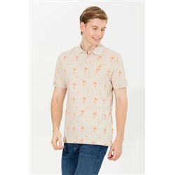 Erkek Taş Polo Yaka Tişört