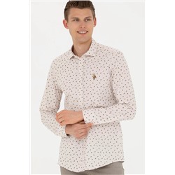 Erkek Taş Uzun Kollu Gömlek