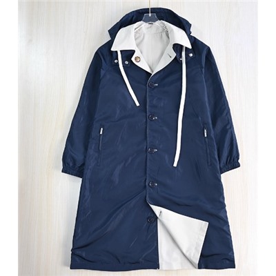 Женский двусторонний осенний плащ