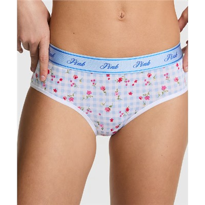 PINK Logo Cotton Hiphugger Panty