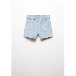 Shorts paperbag cinturón