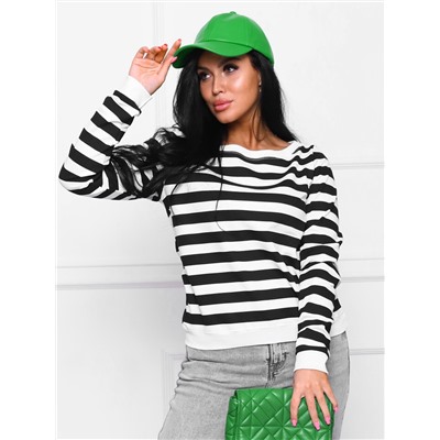 Лонгслив лодочка женский тельняшка Desire