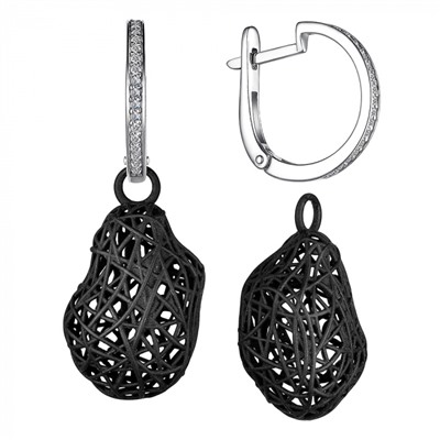 Серьги серебро 52952SG