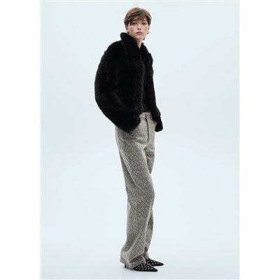 Jeans rectos detalle strass