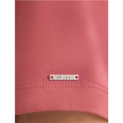 Базовая футболка полуприлегающая из премиального хлопка с эластаном