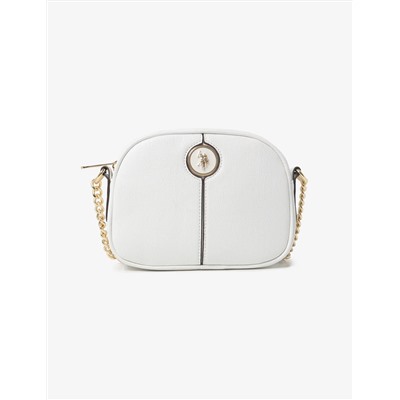 ENAMEL CHAIN CROSSBODY BAG