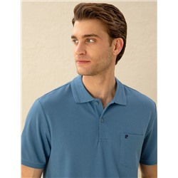 Koyu Mavi Regular Fit Basic Tişört